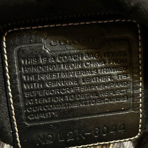 Coach Small Monogram Canvas Handbag - Picture 6 of 6